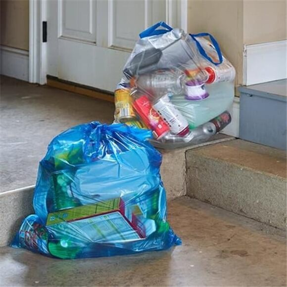 Hefty Blue Trash Bags, Blue, 13 Gallon, 60 Count - Picture 5 of 7